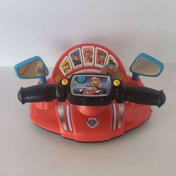 Vtech Paw Patrol Pups To The Rescue Interactive Steering Wheel Driver Toy - Picture 1 of 8